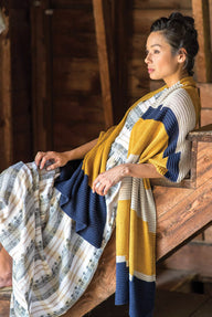 Color Field Wrap Knitting Pattern