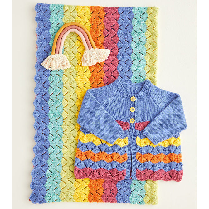 Sirdar BK Over the Rainbow eBook Blanket Crochet Pattern