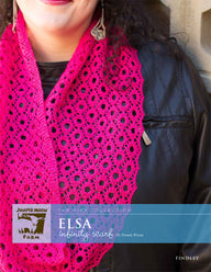 Juniper Moon Farm Elsa Infinity Scarf Knitting Pattern