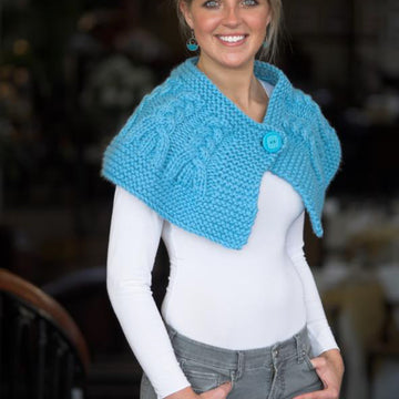 Cabled Capelet Knitting Pattern