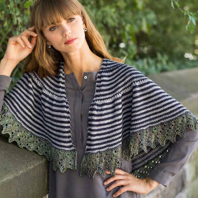 Malabrigo Book 13 Wrap Knitting Pattern