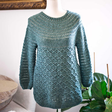 Forest Sweater with Side Slits