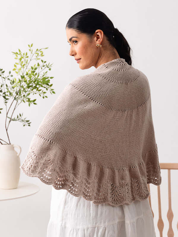 Prairie Rose Shawl Wrap Knitting Pattern