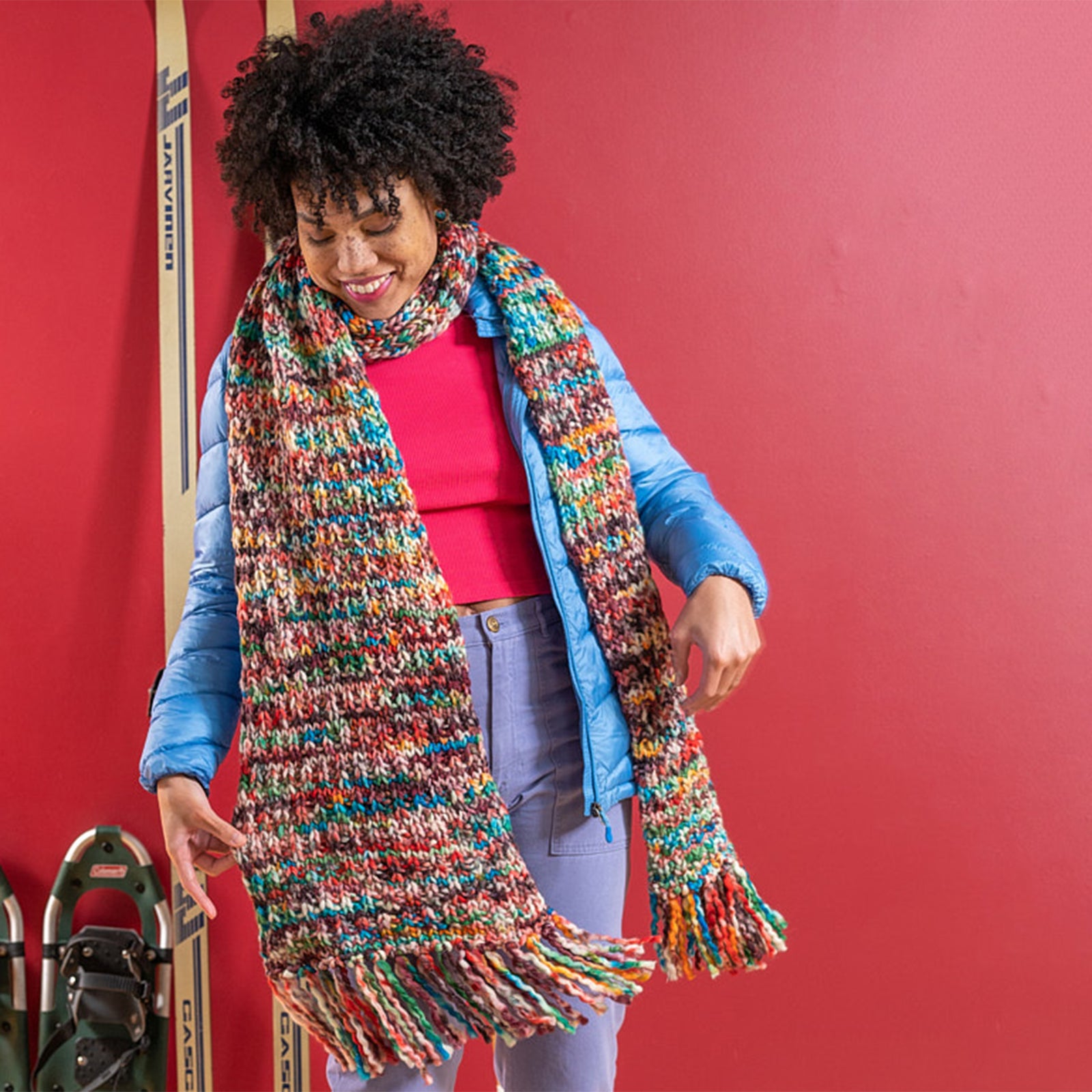 Berroco Couloir Scarf Knitting Pattern