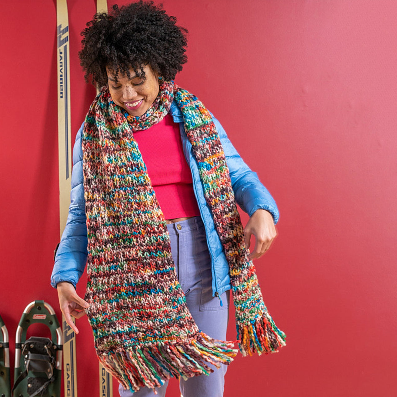 Berroco Couloir Scarf Knitting Pattern