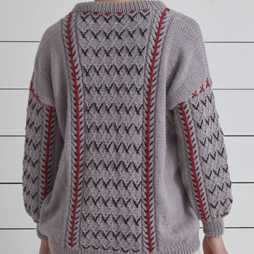 Debbie Bliss Vlada Cable Sweater Knitting Pattern