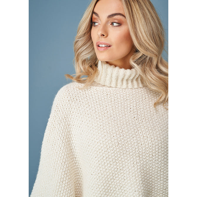 Rowan 01 Poncho Cape Knitting Pattern