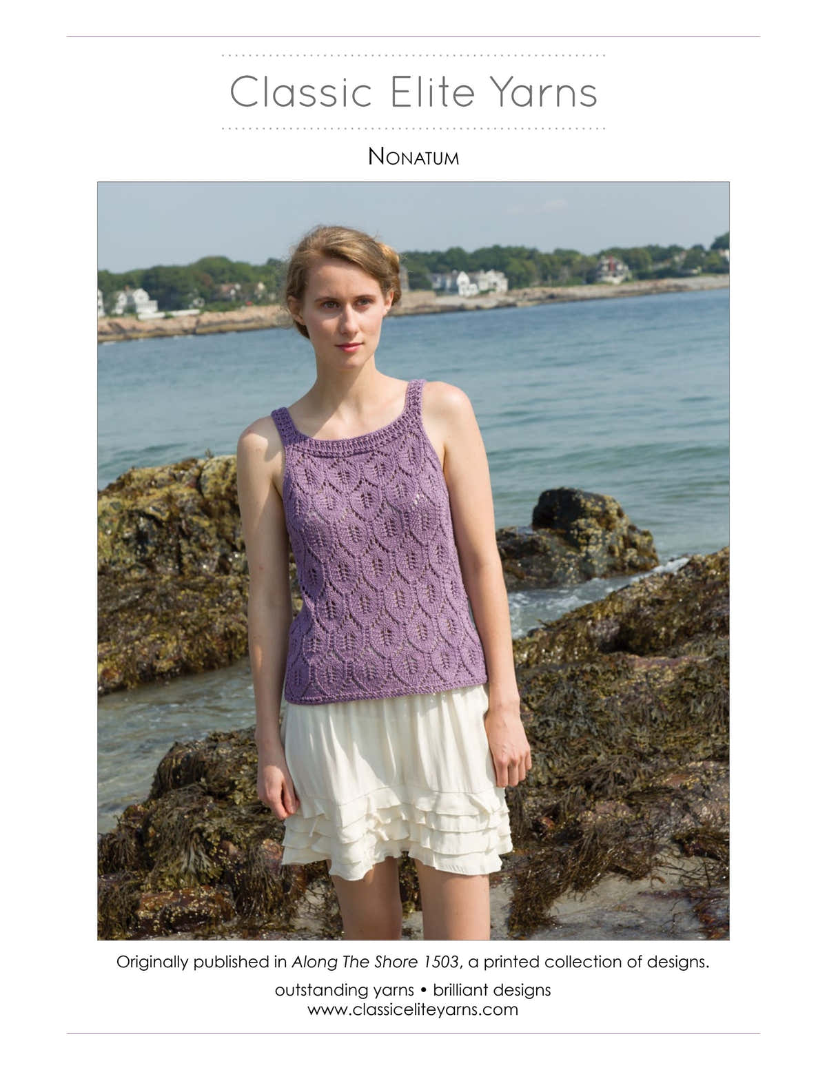 Classic Elite Yarns Nonatum Jumper Knitting Pattern