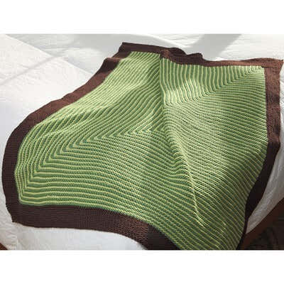 Valley Yarns Seedling Baby Blanket Knitting Pattern