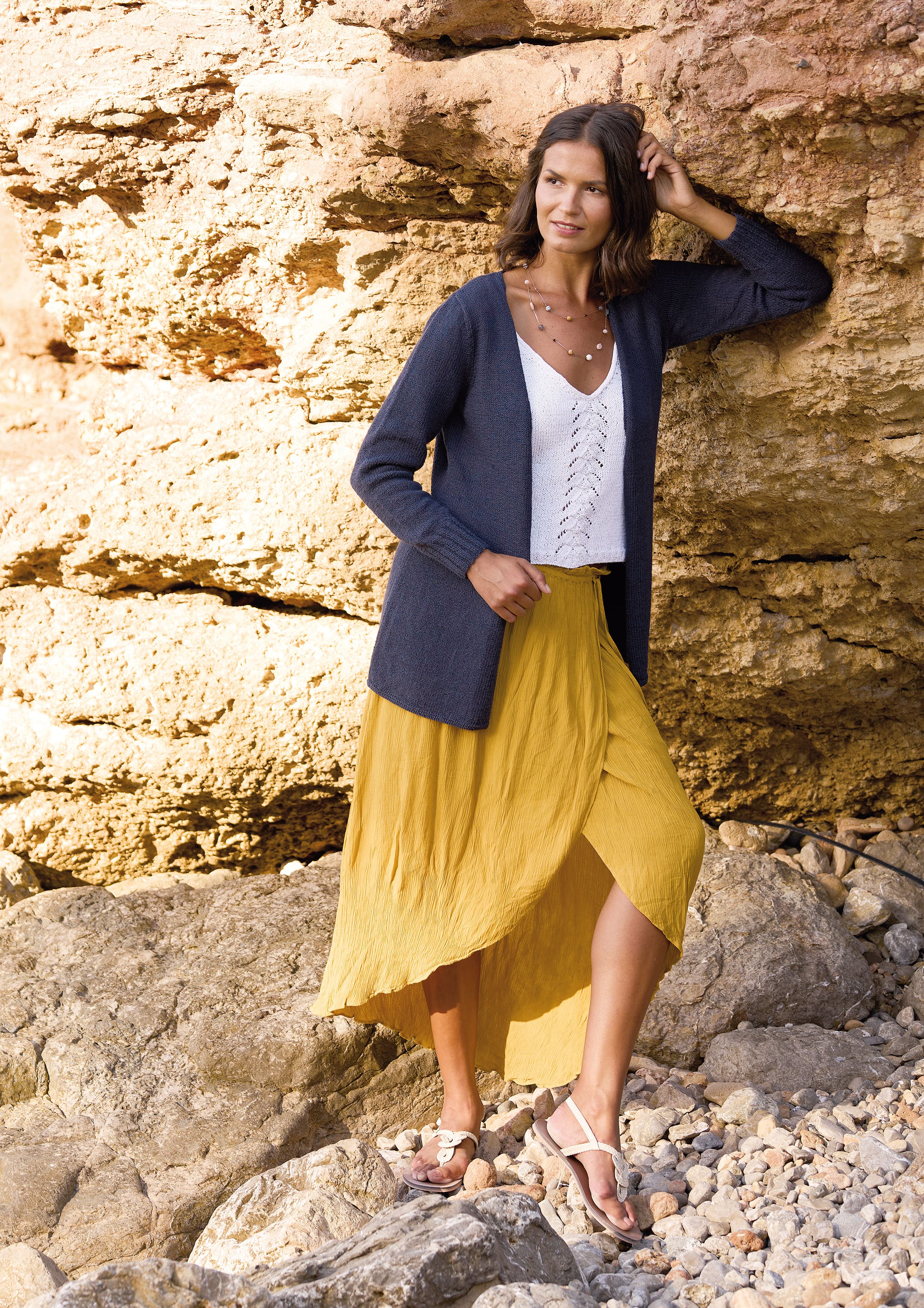 Wheat Cardigan Knitting Pattern