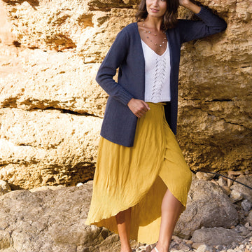 Wheat Cardigan Knitting Pattern