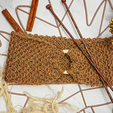 Knit Honeycomb Earwarmer Headband