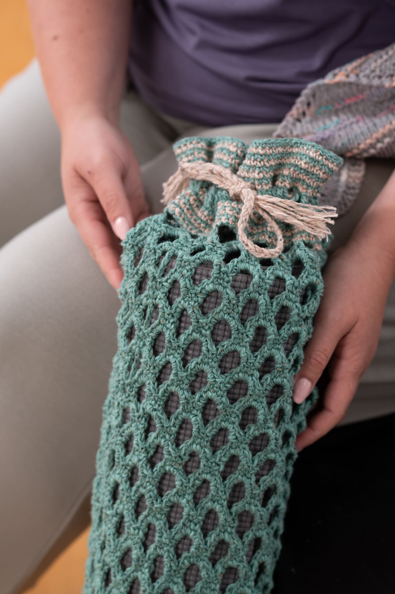 Berroco Rest & Reset Kornfield Bag Crochet Pattern