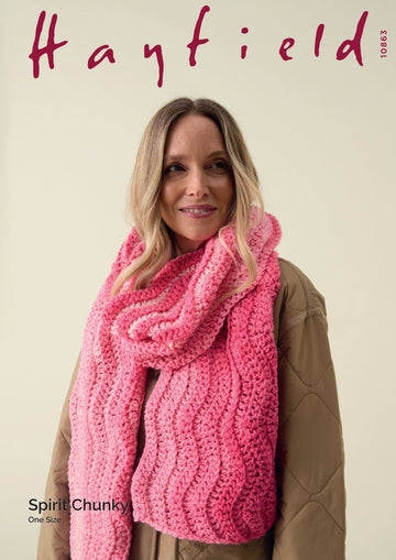 Wavy Crochet Scarf Pattern