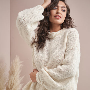 Rowan 10 Crew Neck Sweater Jumper Knitting Pattern