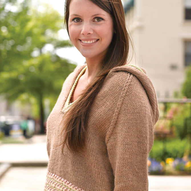Valley Yarns Melange Pullover Knitting Pattern