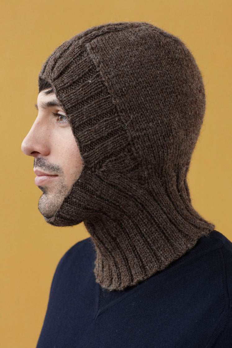 Helmet Liner Hat Knitting Pattern