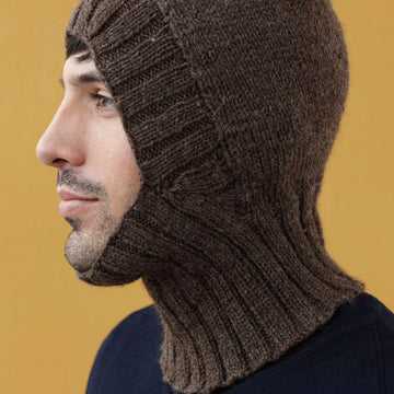 Helmet Liner Hat Knitting Pattern