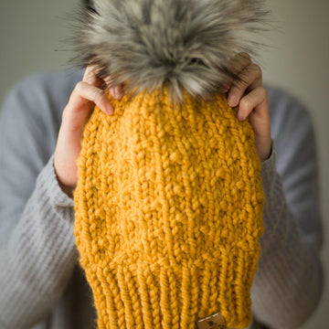 Chunky Dotty Beanies & Scarf