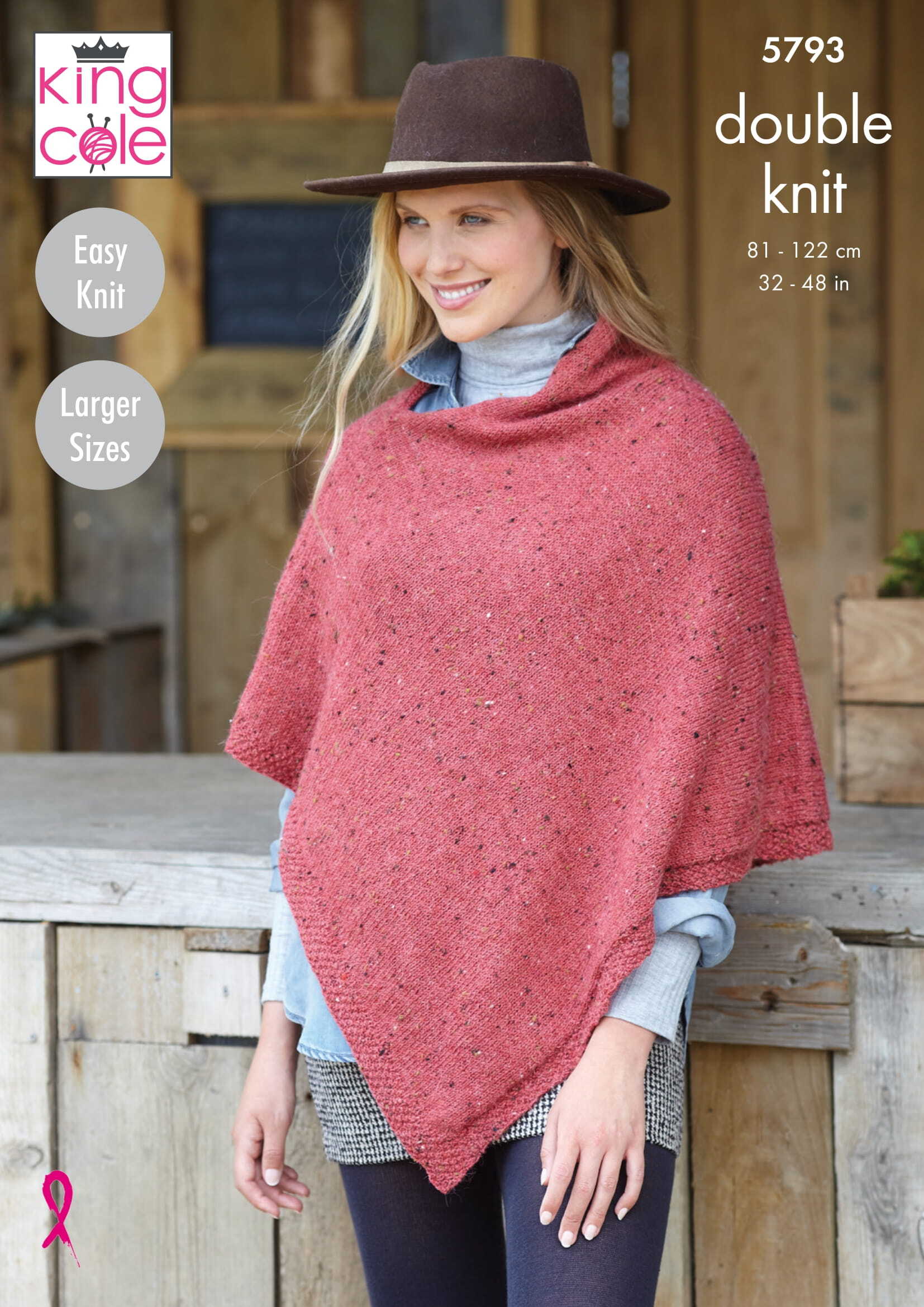 Ladies Ponchos Cape Knitting Pattern