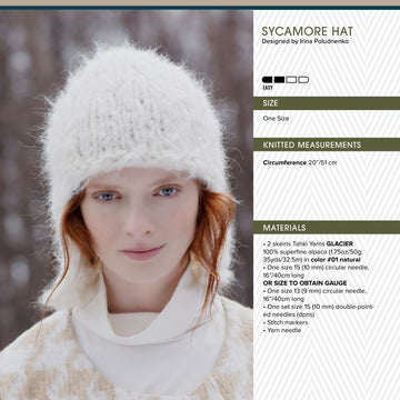 Tahki Yarns Sycamore Hat Knitting Pattern
