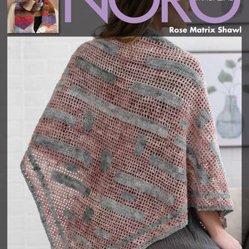 Noro Rose Matrix Shawl