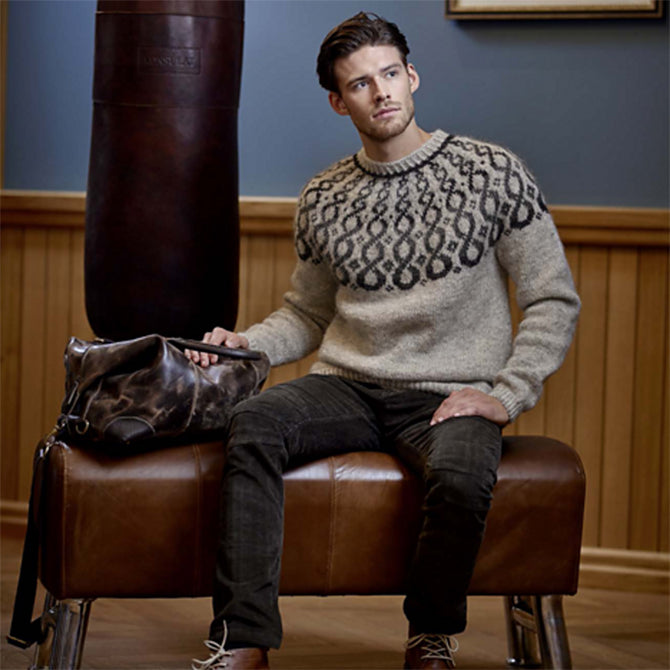 Lopi Book 38 Cardigan Knitting Pattern