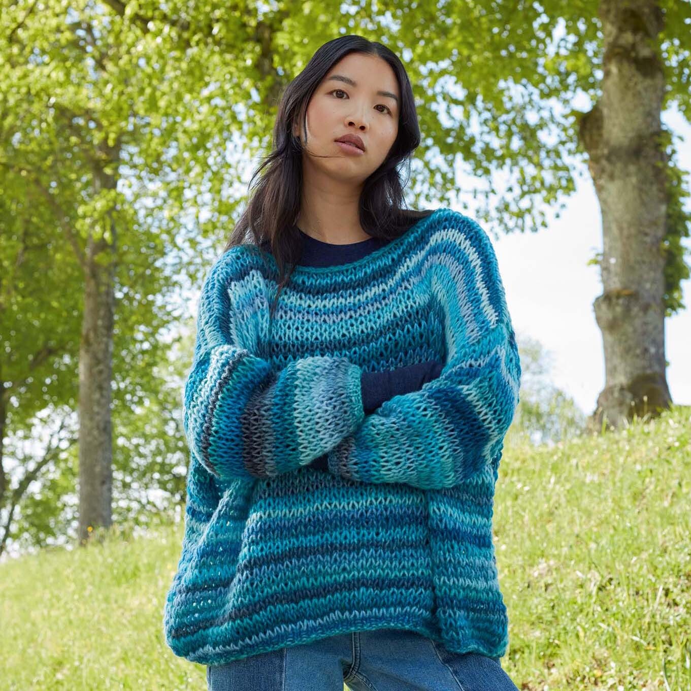 Lang PTO45-06 Ladies' Sweater Jumper Knitting Pattern