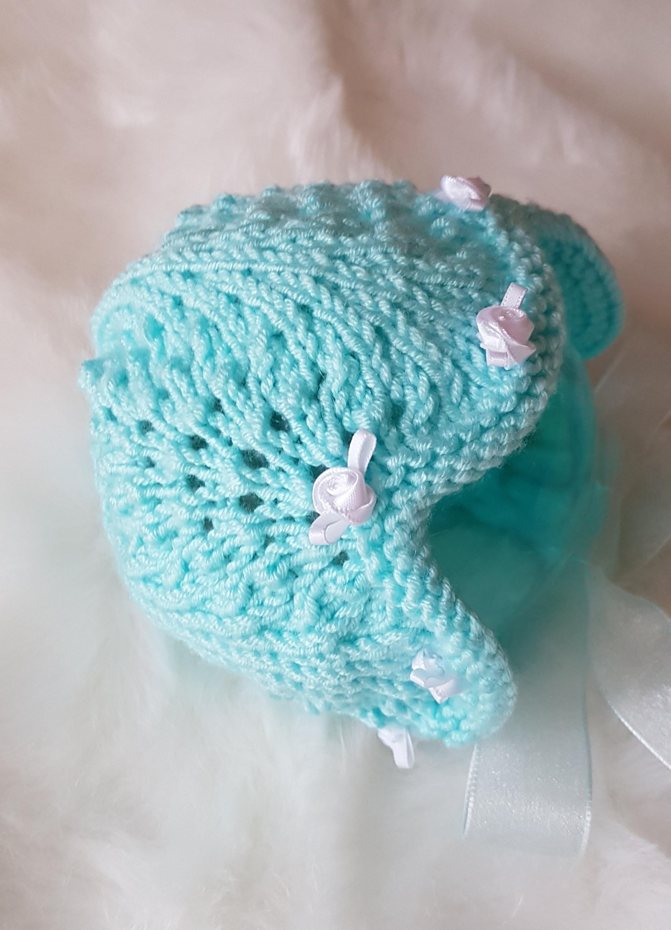 Milly Baby Cardigan, Hat, Mitts & Booties knitting pattern