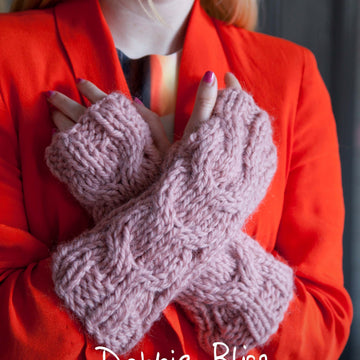 Debbie Bliss Rosalyn Handwarmers Knitting Pattern