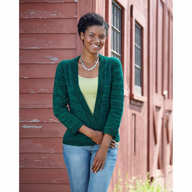 Valley Yarns 40th Anniversary Windchill Cardigan Knitting Pattern