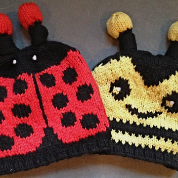 Honey Bumble & Little Lady Bug Hats