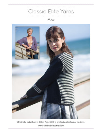 Classic Elite Yarns Malli Cardigan Knitting Pattern