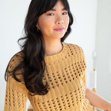 Berroco Lighted Structures Hadid Top Knitting Pattern