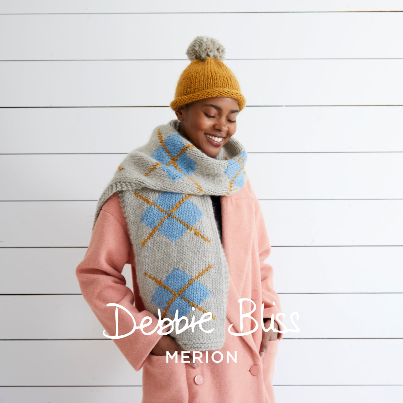 Debbie Bliss Anya Scarf and Complimentary Hat Pattern