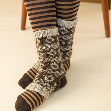 Mercury Stirrup Socks Knitting Pattern
