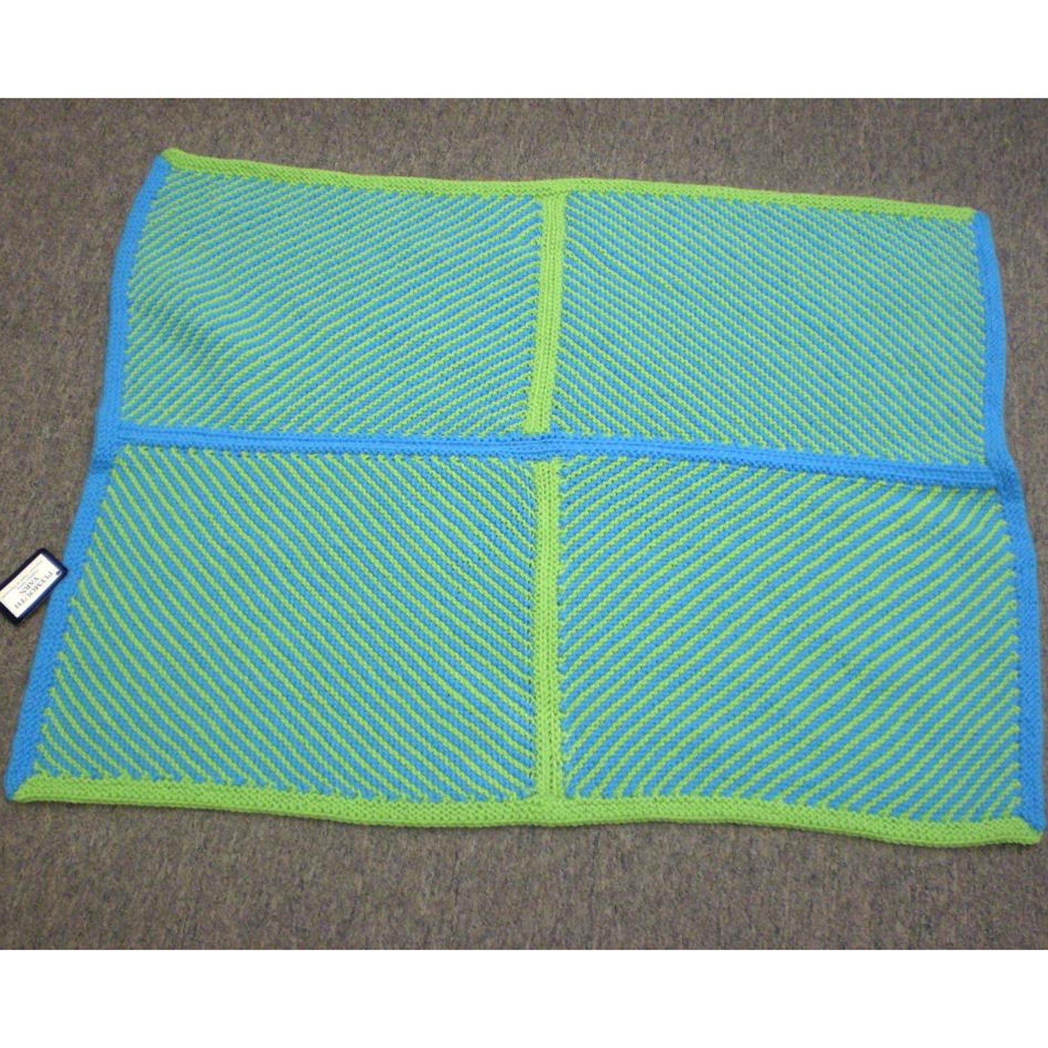 Plymouth Yarn Square Baby Blanket Knitting Pattern