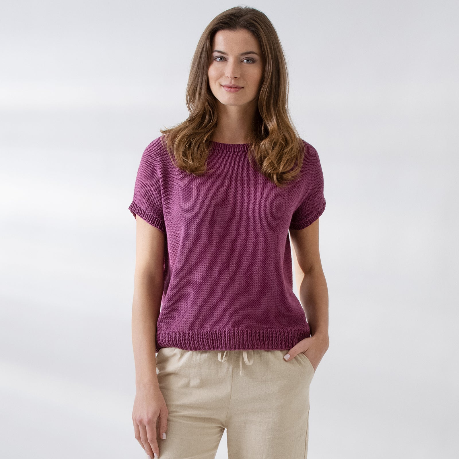 String Beth Tee Jumper Knitting Pattern