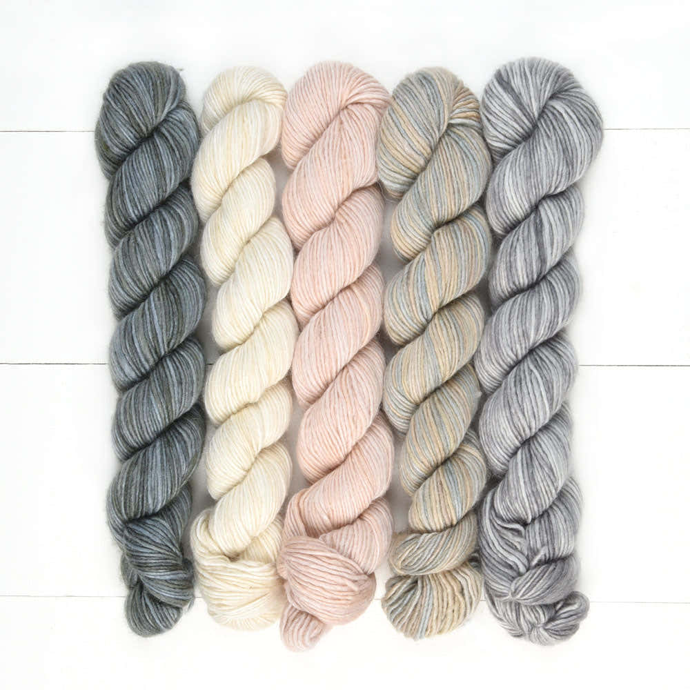 Manos del Uruguay Fino Mini Skein Set Yarn - Merino Wool 4 Ply
