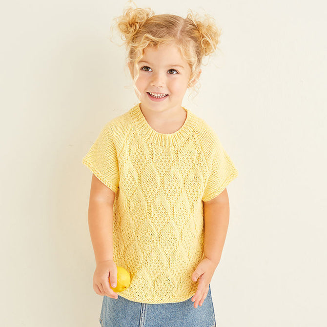 Sirdar Citrus Slice Tops Jumper Knitting Pattern