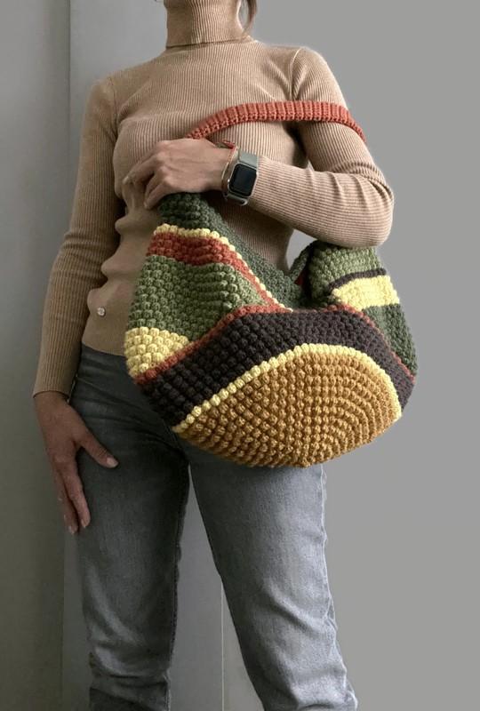 Multicolor Bag in Wool