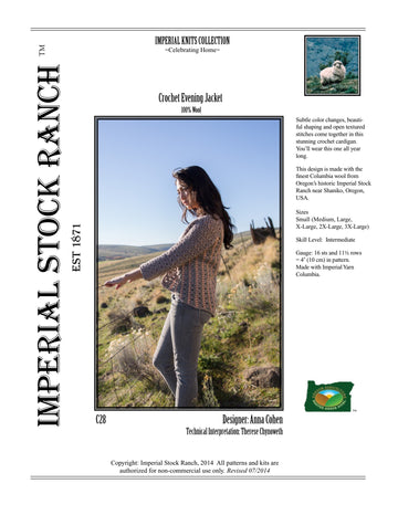 Imperial Yarn Crochet Evening Jacket PDF