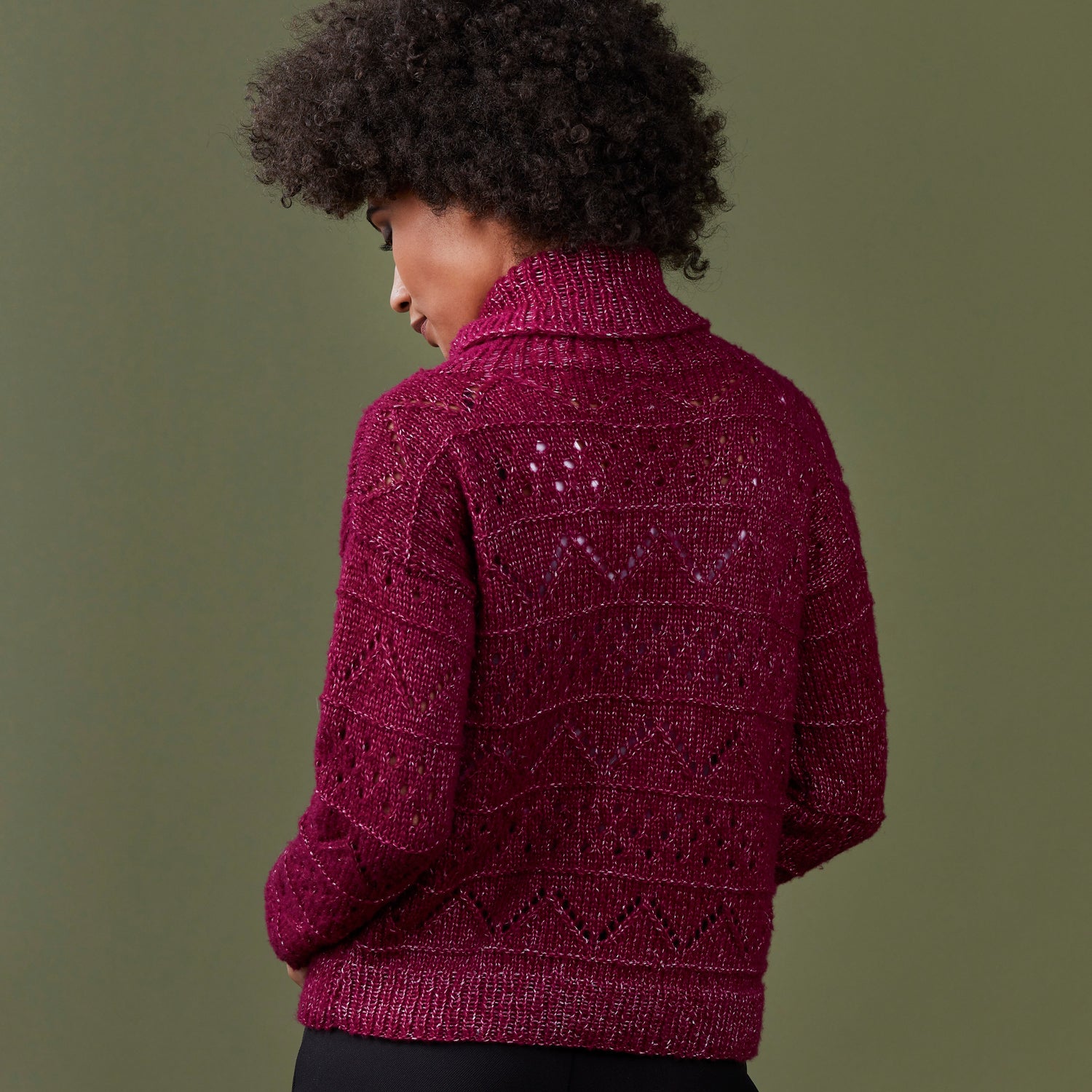 Stacy Charles Fine Yarns Aurora Pullover Knitting Pattern