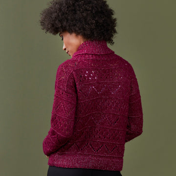 Stacy Charles Fine Yarns Aurora Pullover Knitting Pattern