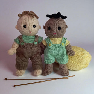 Dungarees set Betsy and Ben dolls