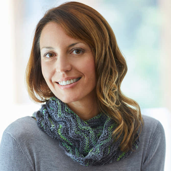 Valley Yarns Zap Cowl Knitting Pattern