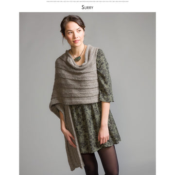 Classic Elite Yarns Surry Wrap Knitting Pattern