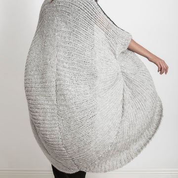 Cold Spring Coccoon Coat Knitting Pattern