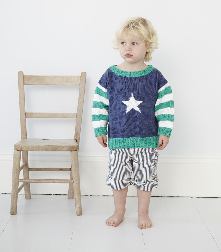 Debbie Bliss Star Jumper Knitting Pattern