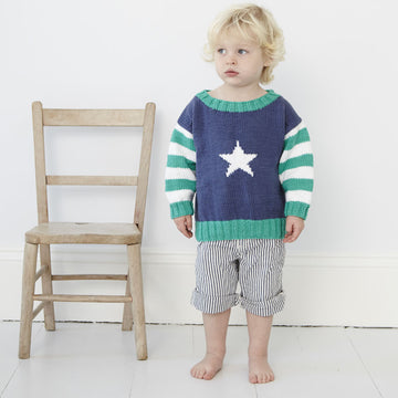Debbie Bliss Star Jumper Knitting Pattern